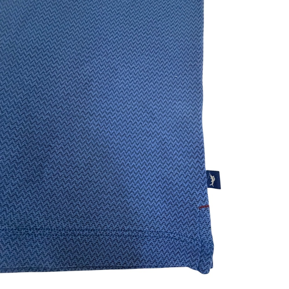 Tommy Bahama Mens Emfielder Polo Shirt XL Blue Modal Blend Short Sleeve Marlin - Picture 9 of 11
